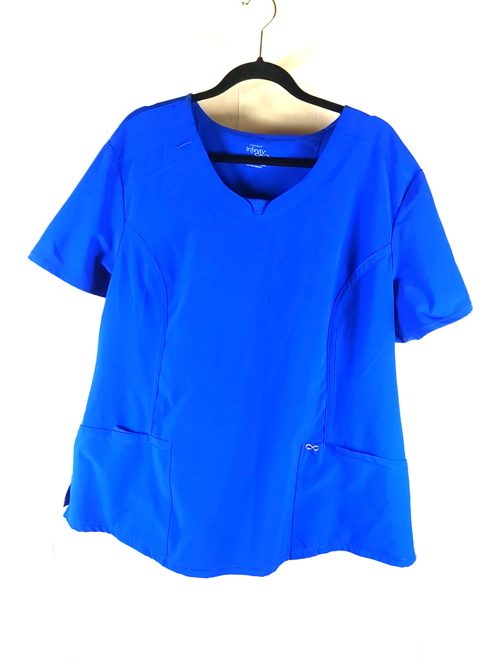 Cherokee Infinity Women's Blend Scrub Top Size 3 X Large Stretch